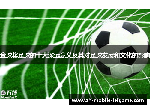 金球奖足球的十大深远意义及其对足球发展和文化的影响